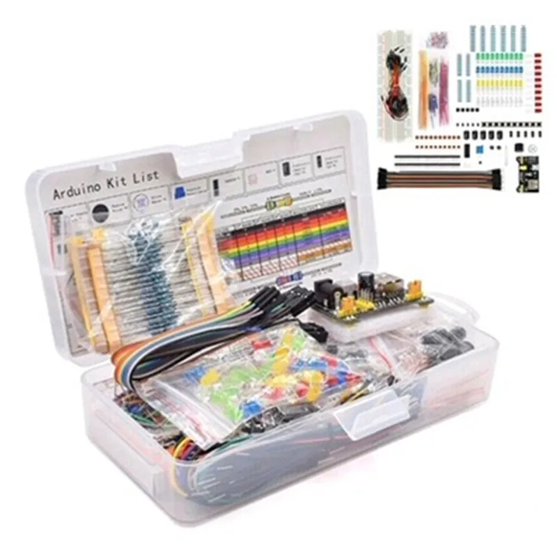 1PCS 830홀 브레드보드 키트 MB-102는 UNO R3 부품 패키지에 적합하며 초보자를 위한 입문용 키트입니다.