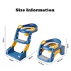 Newly Upgraded Portable Toilet Seat Children's Pot Foldable Potty Training Seat Step Stool Portable Potty Child Pot Bebe Toilett 6