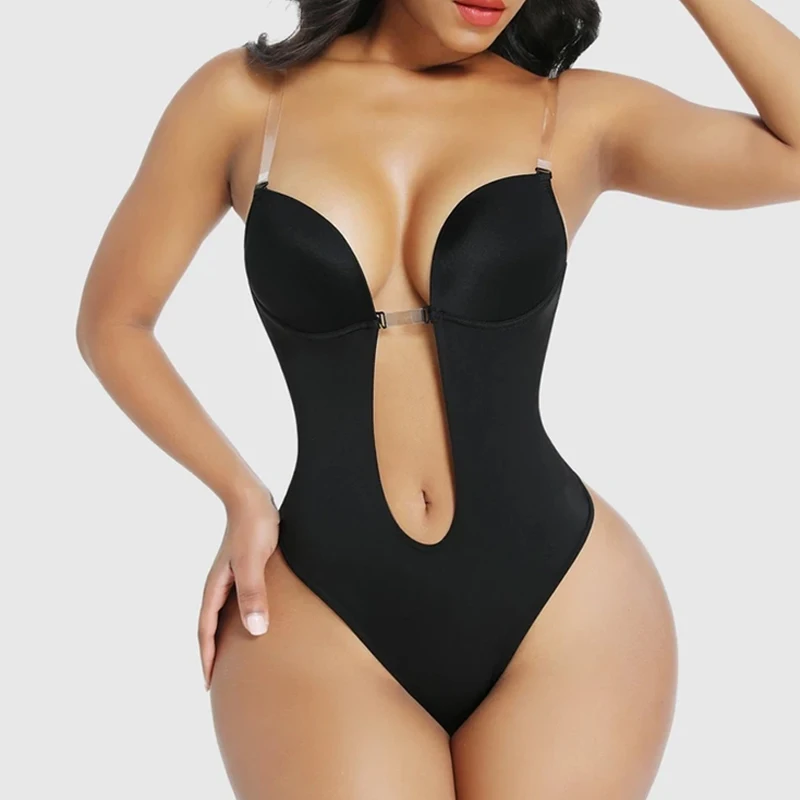 

Women's Corset Bodyshaper High Compression Garment Abdomen Control Double Bodysuit Waist Trainer Open Bust Shapewear Fajas