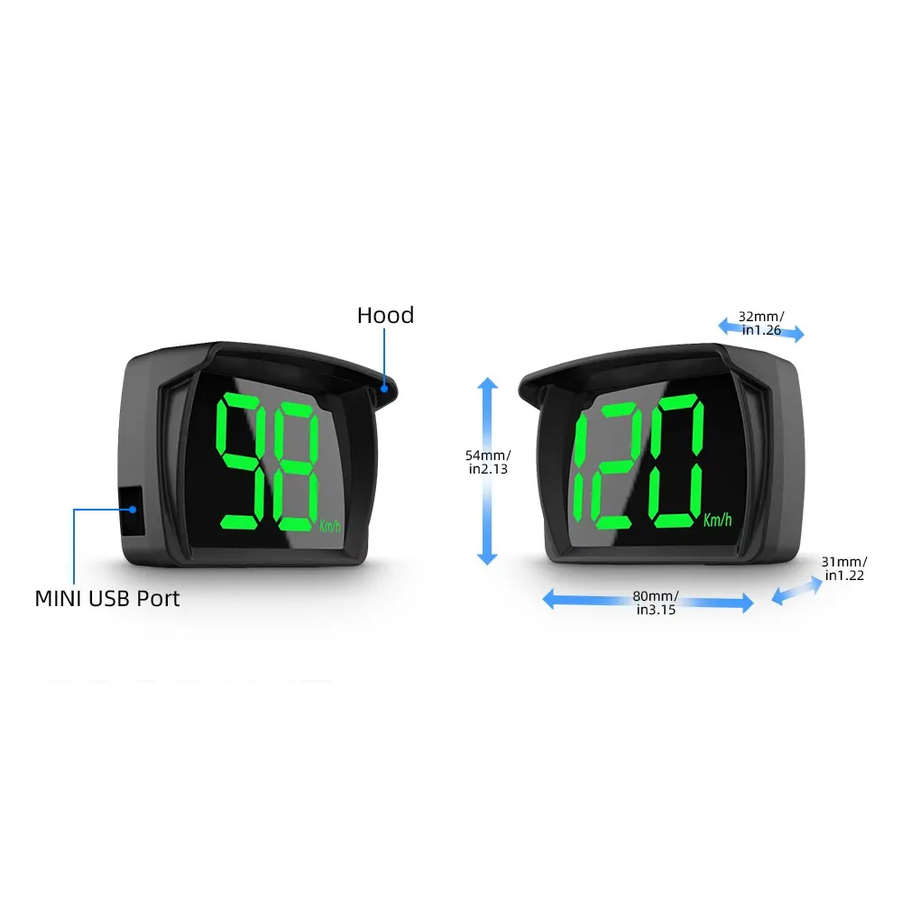  ڵ HUD Y03  ÷ ӵ, GPS 2.8 ġ ū ۲  ӵ 跮 ð , ڵ ׼