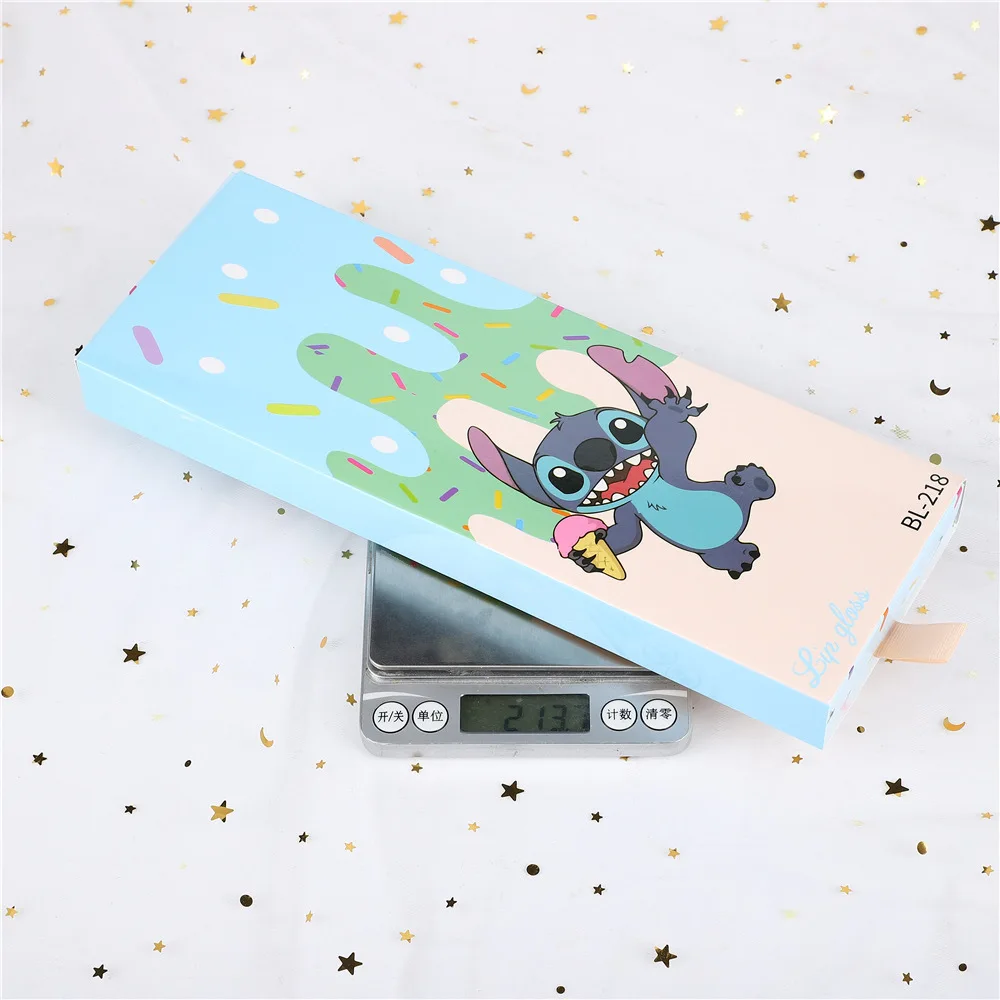 6Pcs Watery Glossy Cute Ice Cream Lip Gloss Set Lip Tint Hydrating Moisturizing Lip Gloss Girls Party Gift Lips Makeup 5
