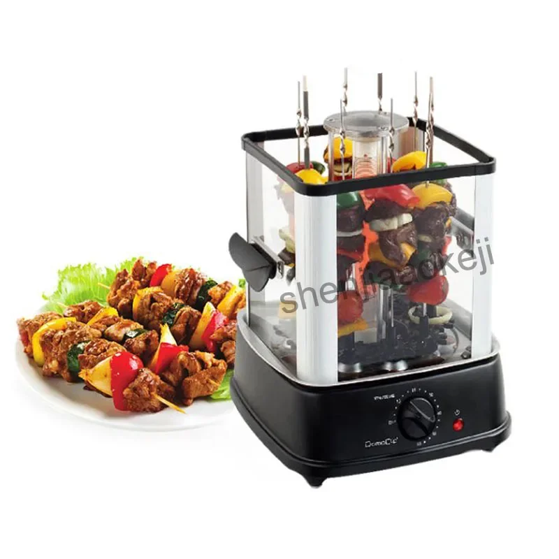 Electric oven indoor Rotisseries smokeless barbecue stove automatic rotating BBQ barbecue machine lamb kebab machine 220v 6