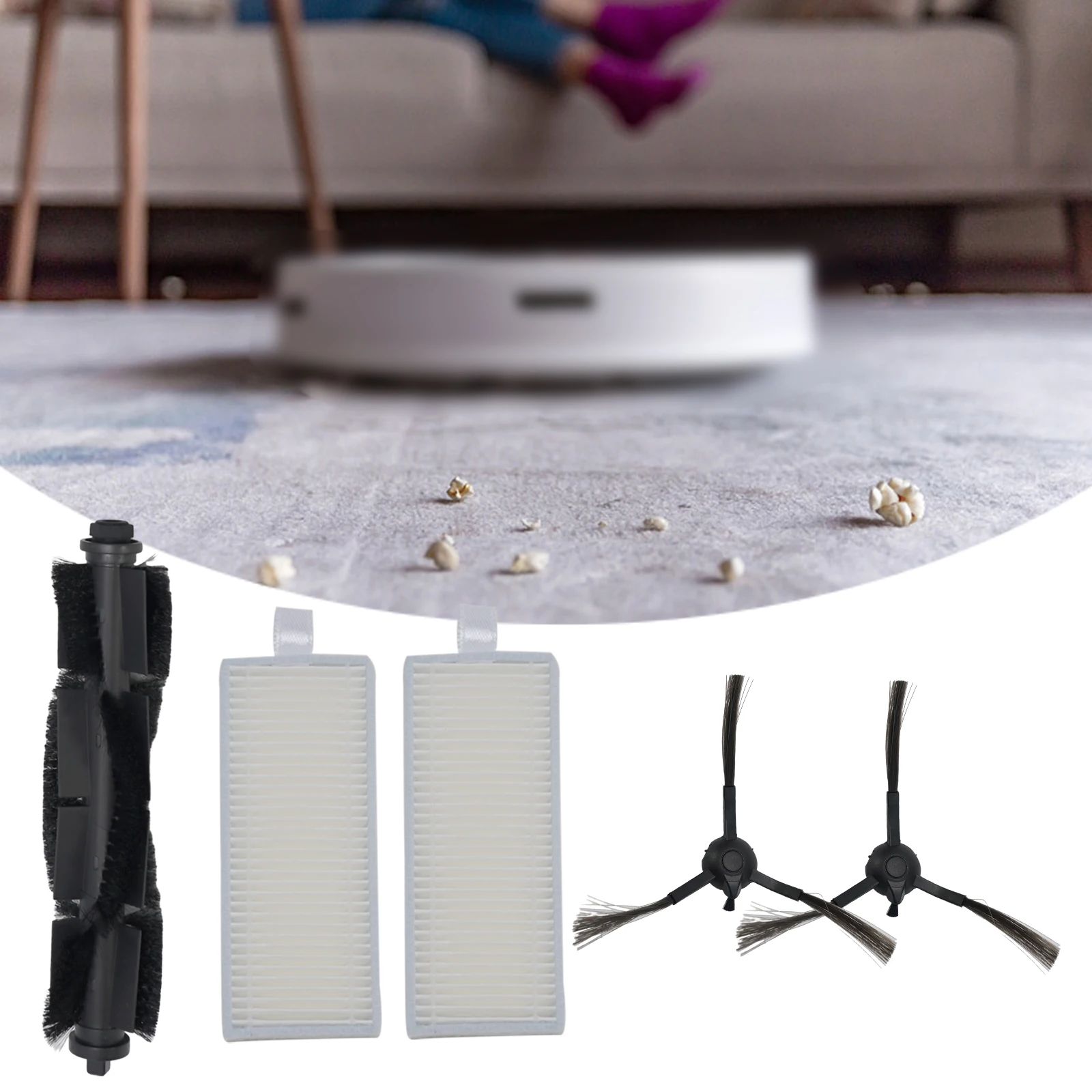 

Practical.high Quality Durable Side Brushes Roll Brush Filters Floor Cleaning Parts Replacement Vacuum Cleaner