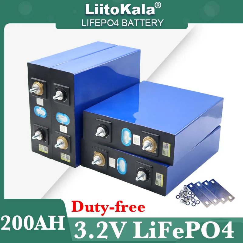 

Литий-железо-фосфатные аккумуляторы LiitoKala, 3,2 в, 3,2 Ач