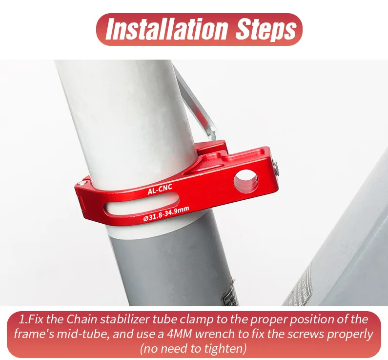 Description Picture 6 of itemLEBYCLE MTB Bicycle Chain Stabilizer Bike Single Disc Chainring Chain Guard Mountain Bike Anti-drop Chain Device