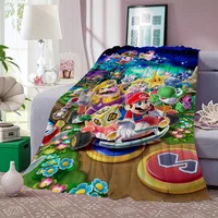 MarioS Camping Blanket 150x200 Throws Blankets for Sofa Luxury Bedding Bed Throw Blanket Fluffy Interior for Home Knitted Plaid 1