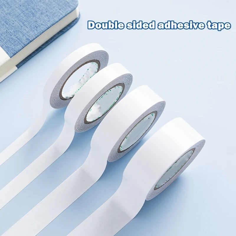 1pcs Double Sided Adhesive Tape 9/12/18/24mm 10Y Transparent Strong Glue Paper Tapes for Diary Home DIY Art Album Stickers F590 2