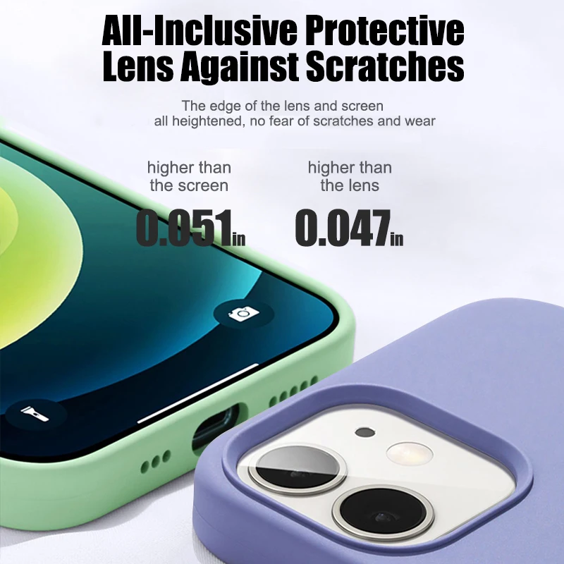Luxury Liquid Silicone Shockproof Phone Case - Sleek & Durable Protector Cover