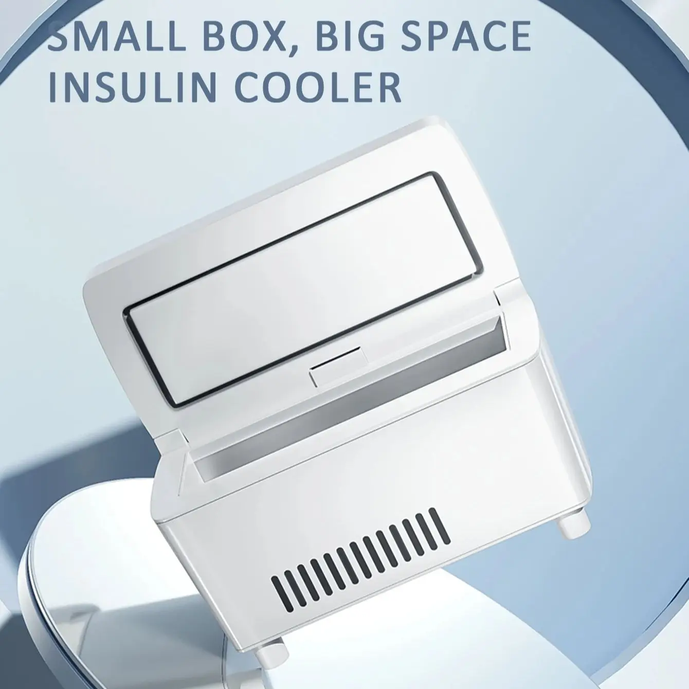High Power Mini Refrigerator Insulin Pill Box Dispensing 0-18 Degrees Refrigerated USB Charging Refrigerated Incubator