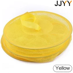Multi - Layer Cylindrical Hanging Storage Bag and Toy Organizer (YELLOW)