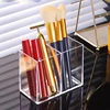 Makeup Brush Holder Makeup Organizer Cosmetic Storage Box Lipstick Eyebrow Pencil Display Stand Acrylic Transparent Plastic Box 5