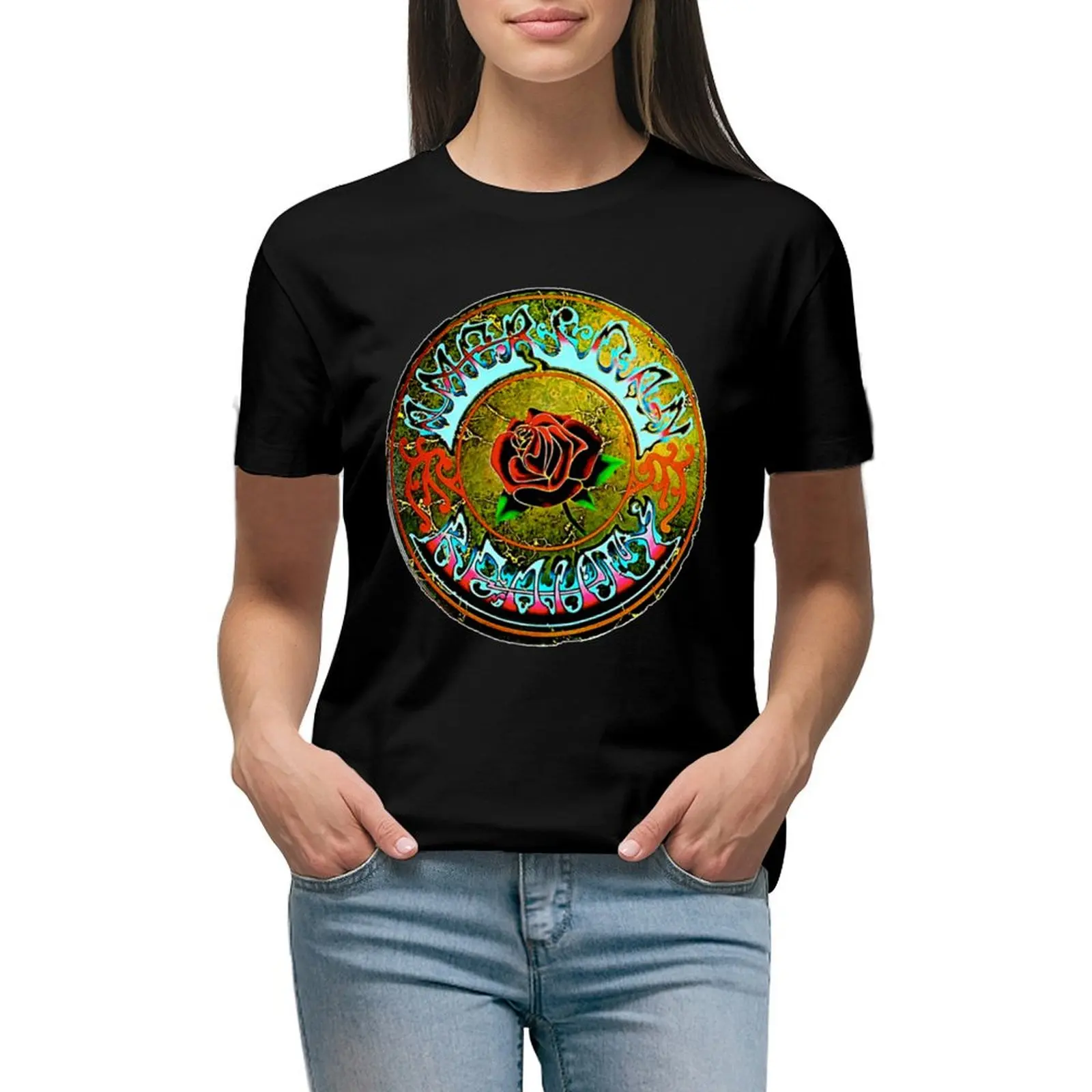 

american beauty T-shirt summer tops vintage clothes T-shirt Women