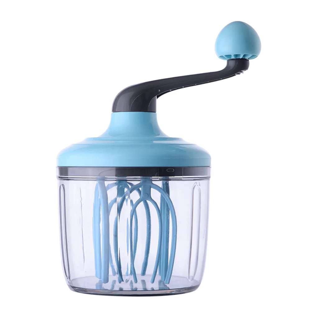 

Manual Egg Beater Detachable Round Handle Food Mixer Home Kitchen Beating Accessories