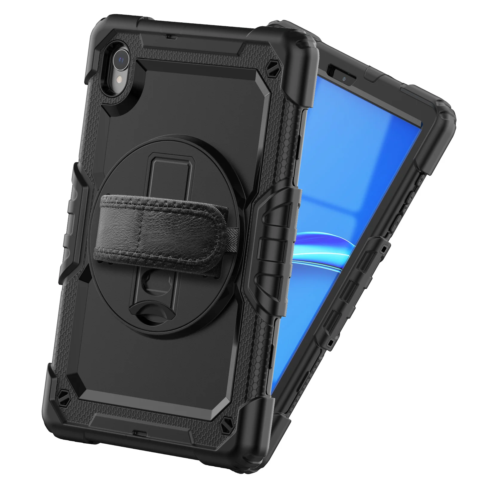 Tracolla 360 Rotazione Cover Posteriore Antiurto Per Lenovo Tab M10 Hd 10.1 Cover Lenovo M10 Hd Tab Cover Tb-328F