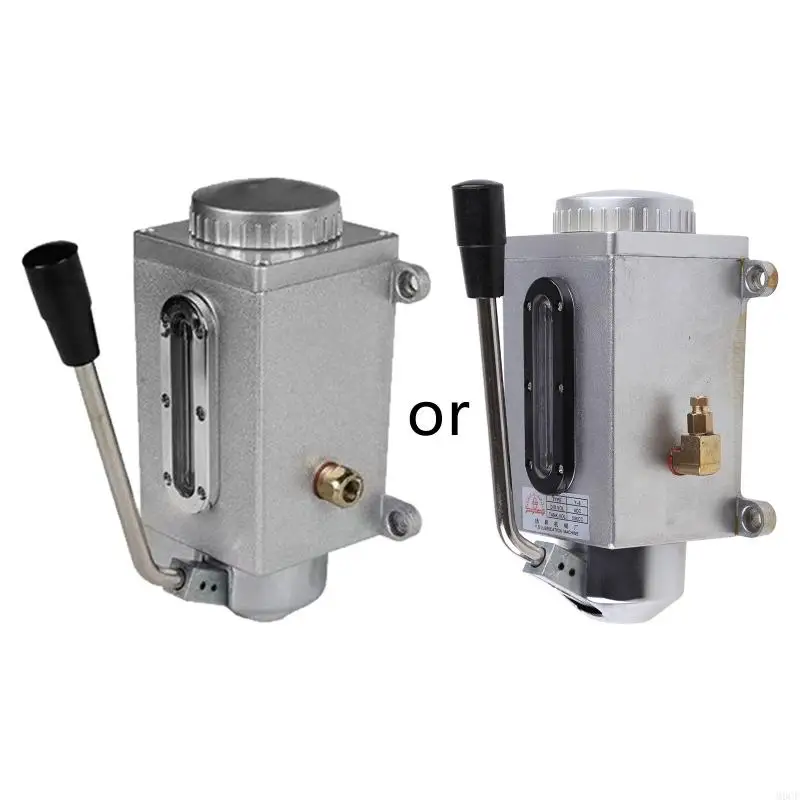 M6CF Manual Lubricating Oil 1L 4mm Double Outlet Port Oiler Hand Lubricator for Milling Punching Cutting Machine