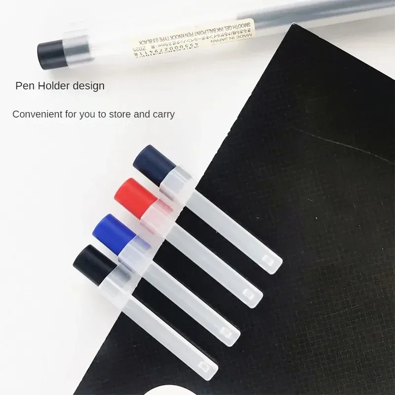 5/3Pcs/Set 0.5mm MUJIs Kawaii Gel Pens Black/Red/Blue Ink Japan Color Pen Office School Cute Ballpoint Refills Stationery gel pens