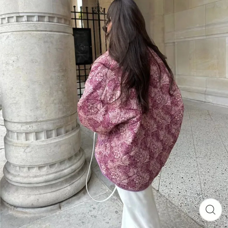 Рисунок 3 - Женское Стеганое пальто с принтом