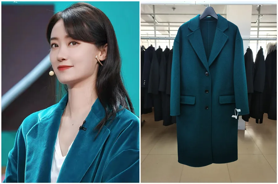 

[Same paragraph]Dalian Women's Wear Zhang 22nd Spring Style Xiaofei Straight Tube Double sided Cashmere Coat Woolen Coat