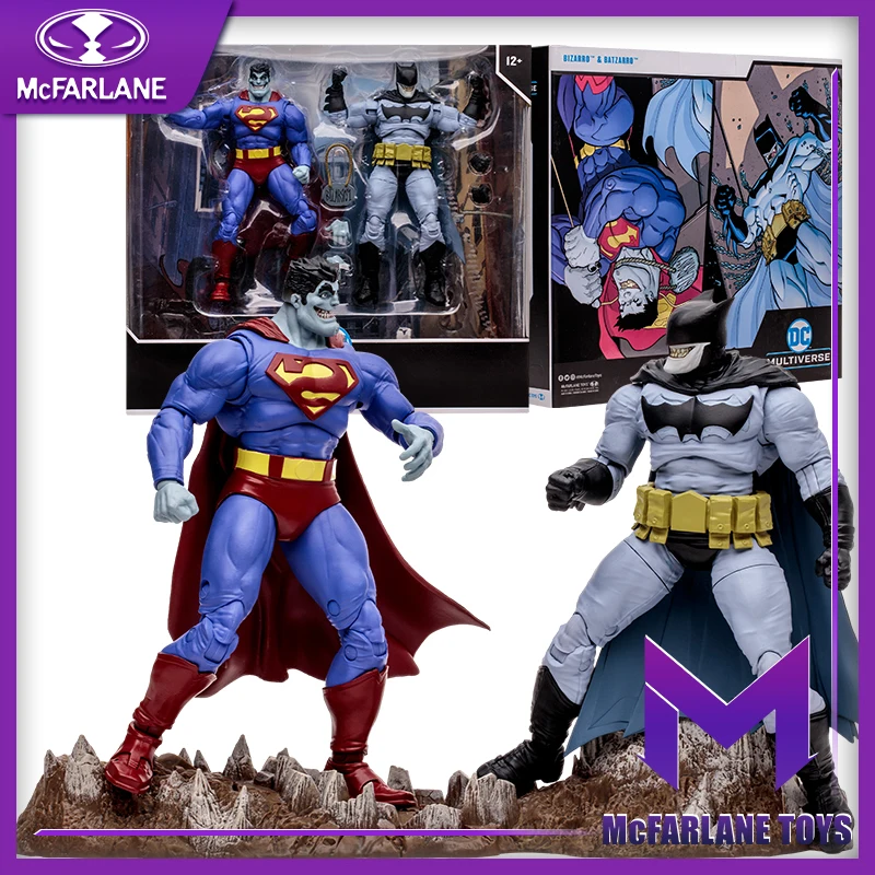 

McFarlane Toys DC Multiverse, Genre: Comics BIZARRO & BATZARRO, 7-inch Movable Character Figure Figures Handmade Toy Gifts