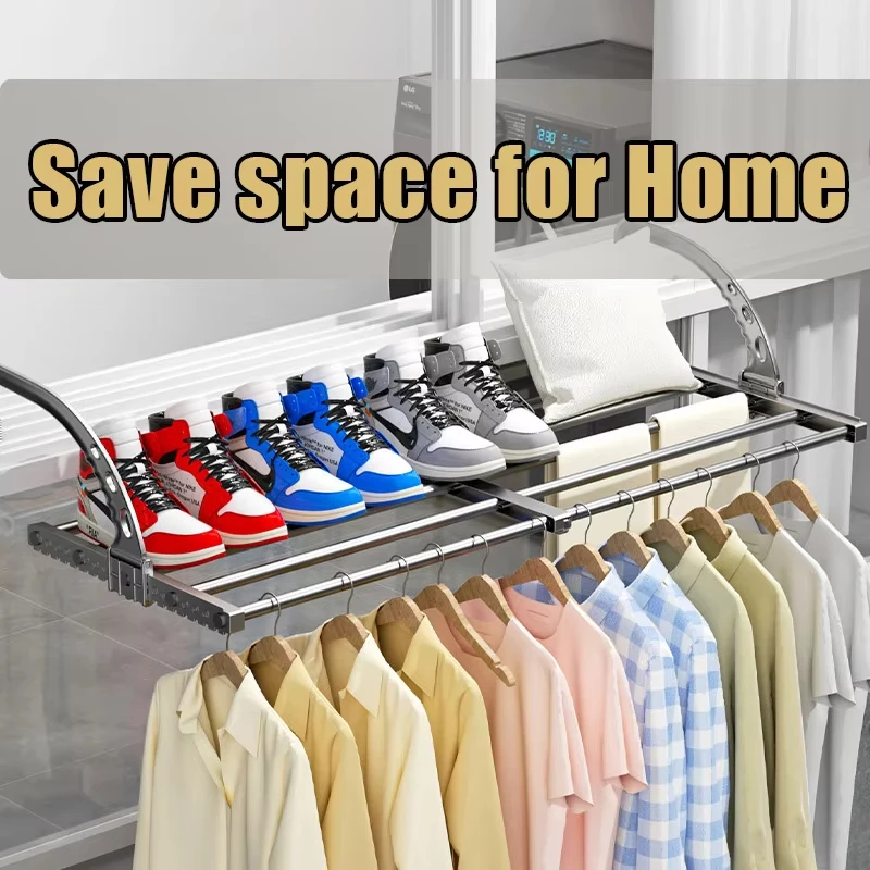 Extendable Clothes Drying Rack for Balcony and Bedroom