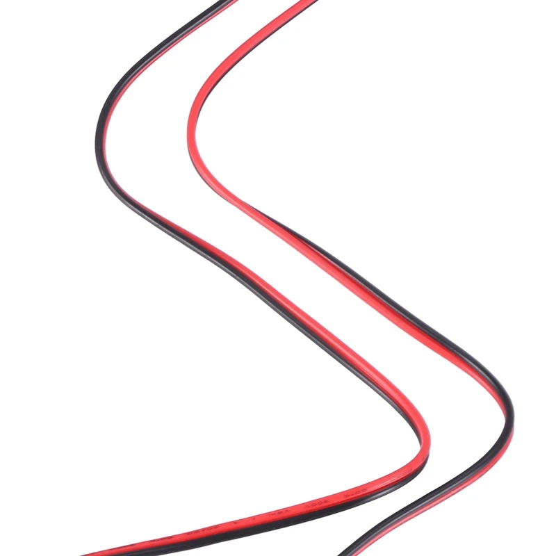 3X 20 Gauge Per 3 Meter Red Black Zip Wire Awg Cable Power Ground Stranded Copper Car