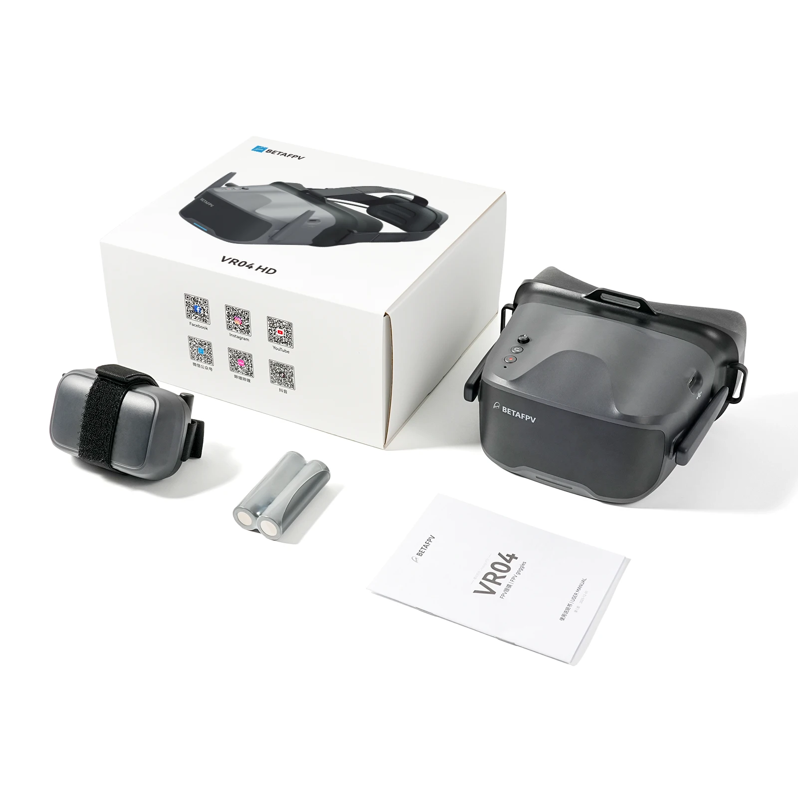 Lunettes FPV VR04 Analog ou HD : immersion totale pour votre drone, connectées à une batterie 2000mAh