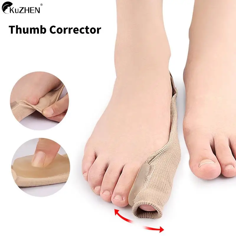 

1Pcs Big Bone Orthopedic Bunion Correction Pedicure Socks Silicone Hallux Valgus Corrector Braces Toes Separator Feet Care Tool