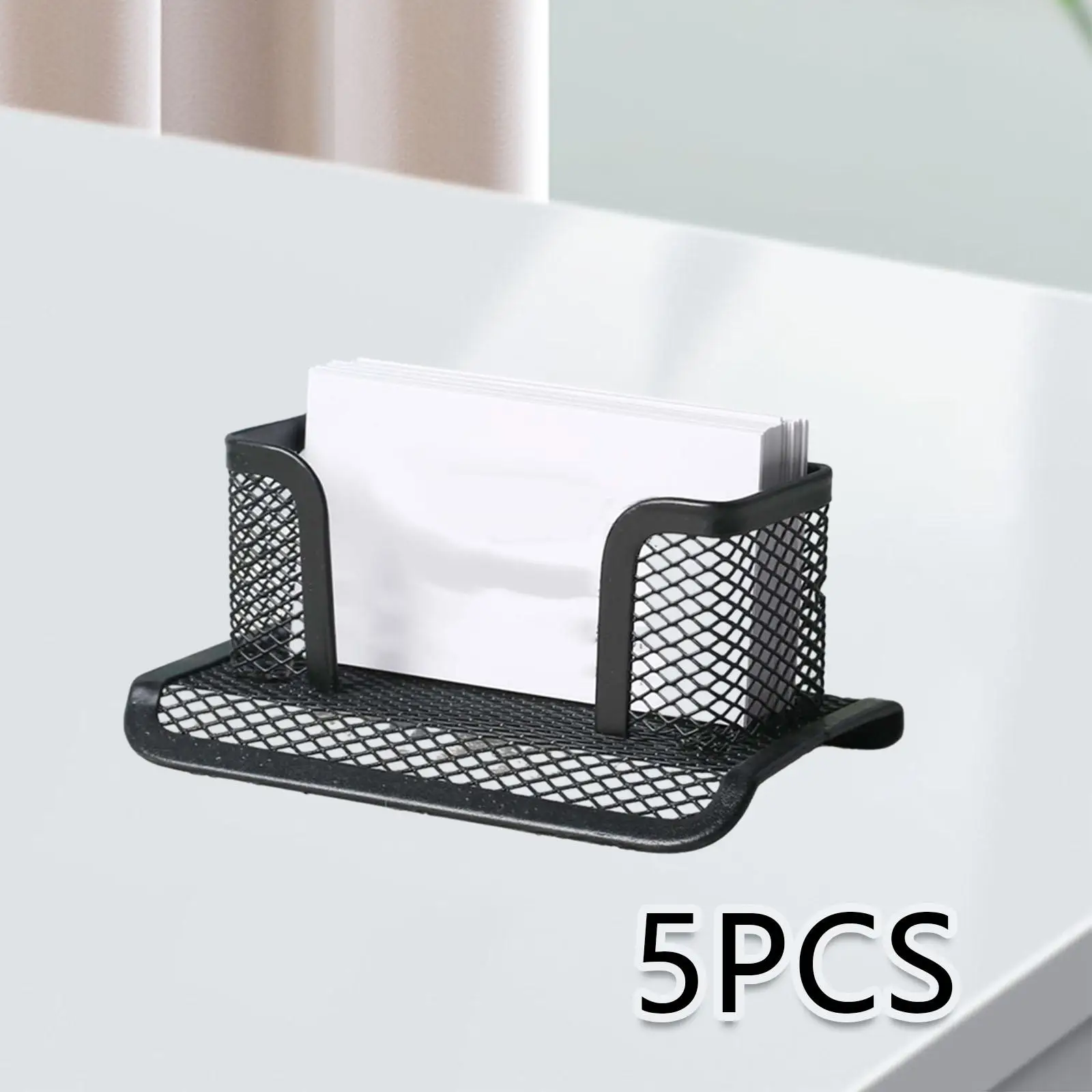 Business Name Card Holder Name Card Stand Metal Storage Rack Business Card Display Card Case for Desk Office Meeting Counter