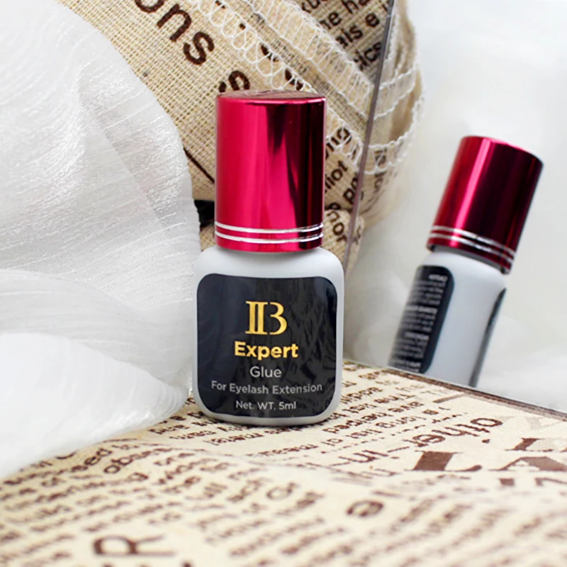1 Bottle IBeauty Glue for Eyelash Extensions Korea IB Golden Wine Red Cap Glue False Lash Glue Makeup Tools Beauty Shop Supplies 4