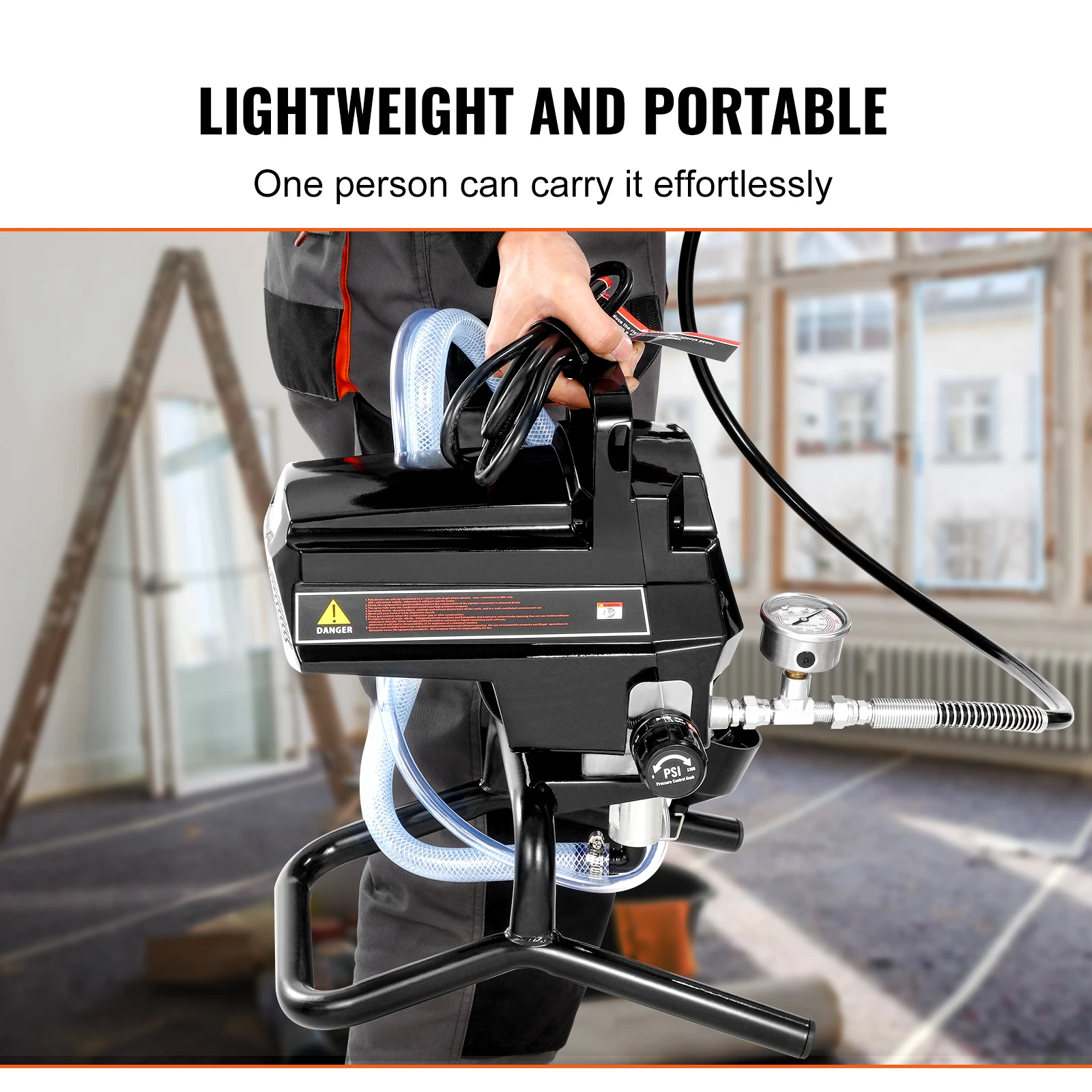 750W 950W Airless Paint Sprayer 6