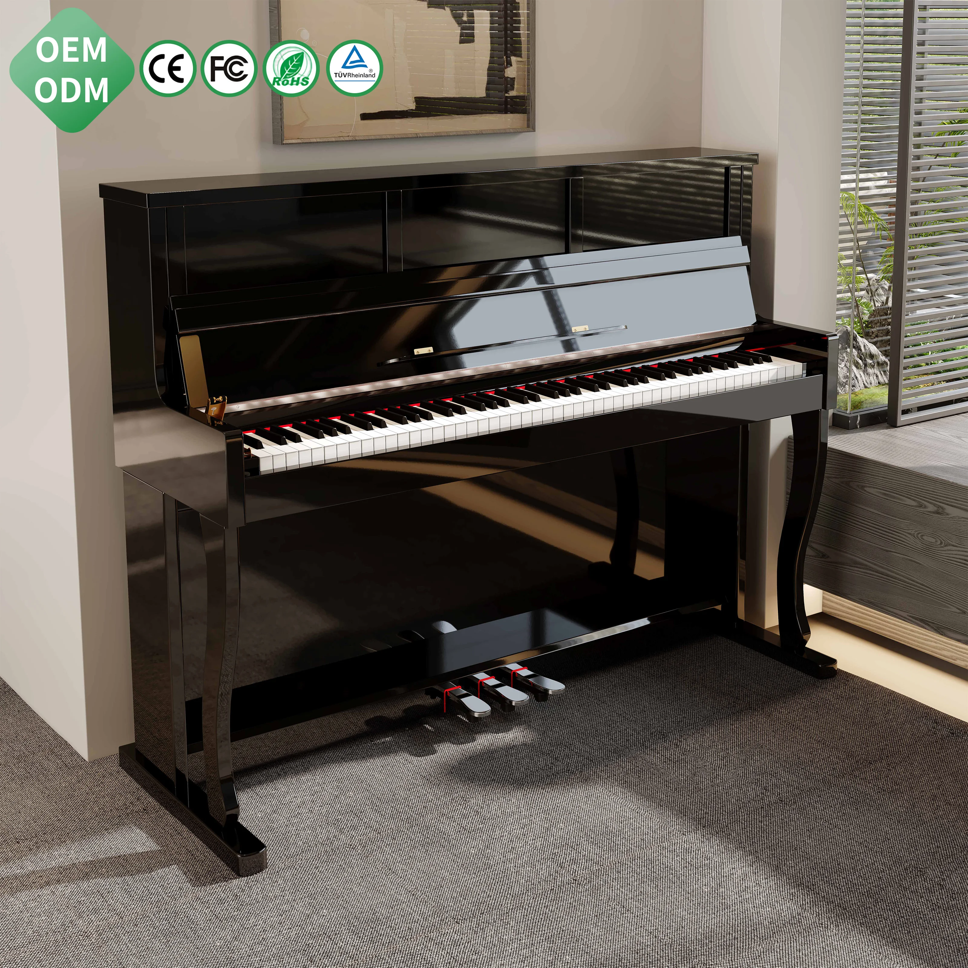 digital piano electronic vertical piano keyboard upright 88 keys