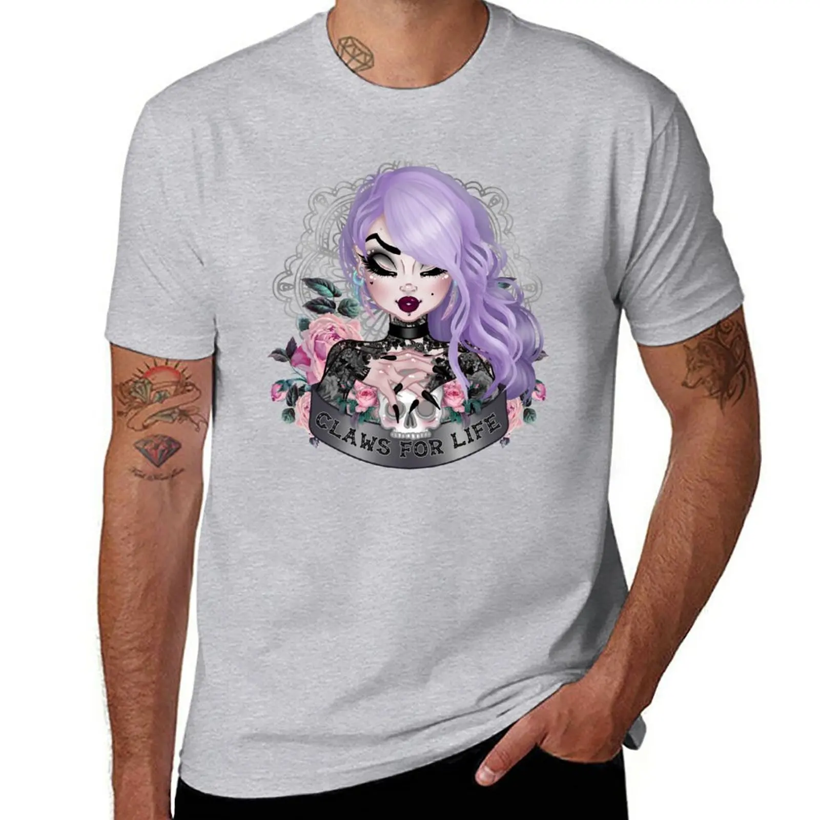 New Claws for Life Purple Edition T-Shirt funny t shirt t shirts for men pack