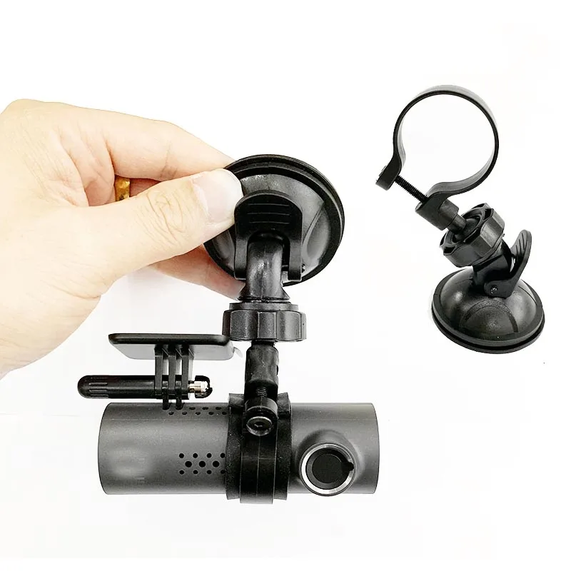 Camera Mount Camera Mounting Bracket Dash Cam Suction Cup DVR Bracket Holder Dash Cam Bracket Car Mirror Bracket Anti Slip Rubber Pad Round Fix Holders for XIAOMI 70MAI Dashcam DVR Suction Cup Base Bracket Rearview Mirror Camera Mount Kit