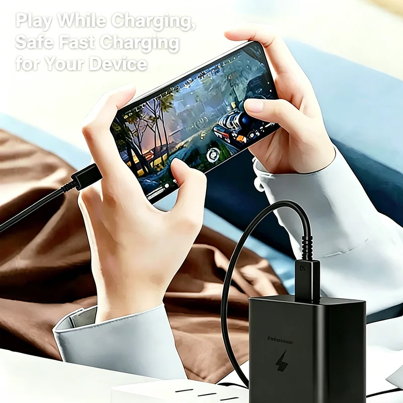 Samsung 60W UK Plug PD Charger - Original Type C Super Fast Charge Adapter