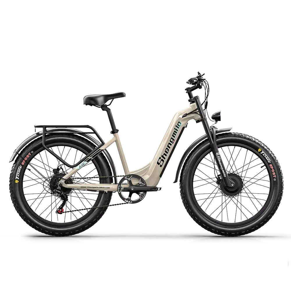 Shengmilo S700 Electric Bicycle 2000W Dual Motor 48V 17.5Ah 840WH Battery 26 Inch Fat Tire City Mountain Off-road camping Ebikes