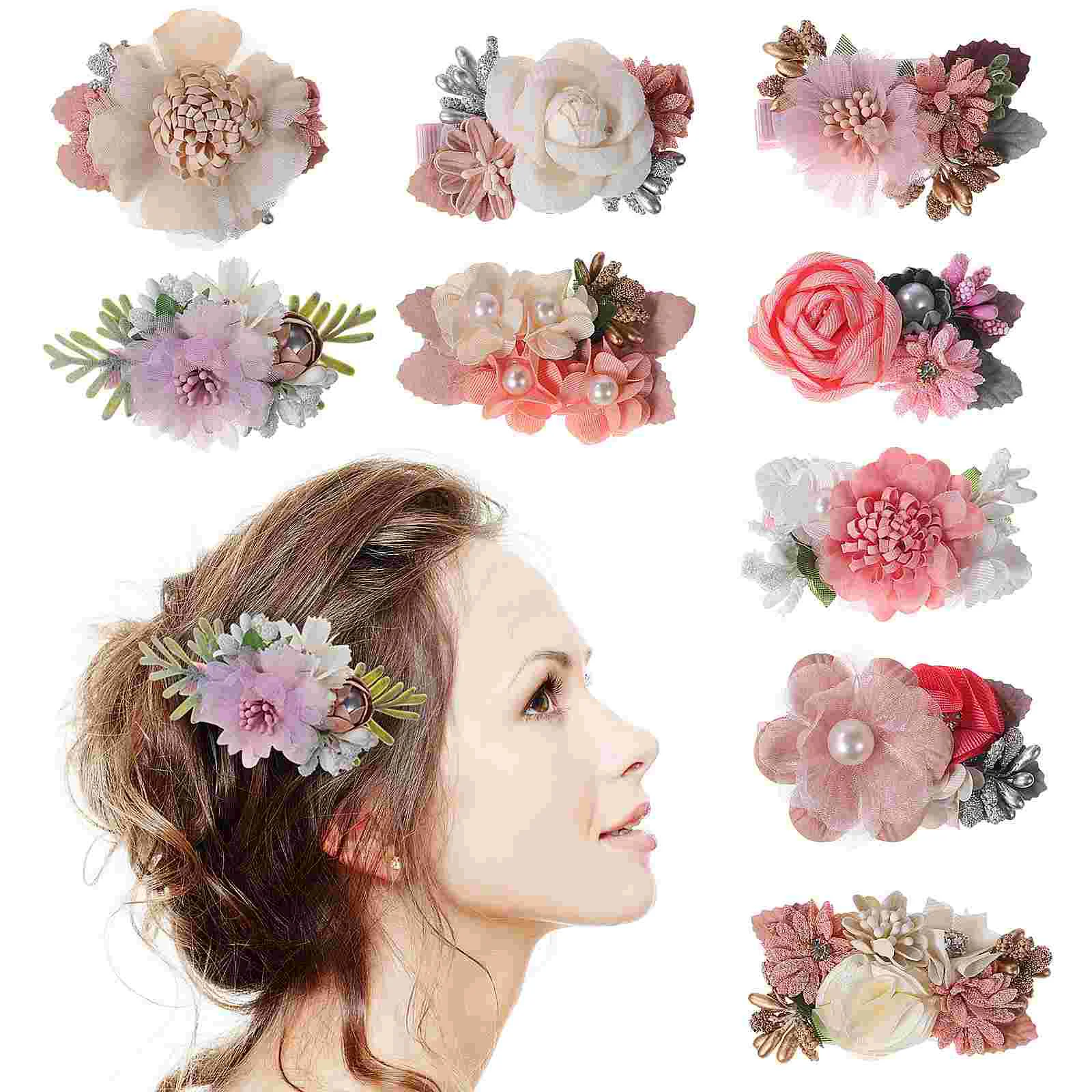 

Hairpin Accessories Flower Clip for Women Flowers Clips Hair Barrettes Barrettes Girls