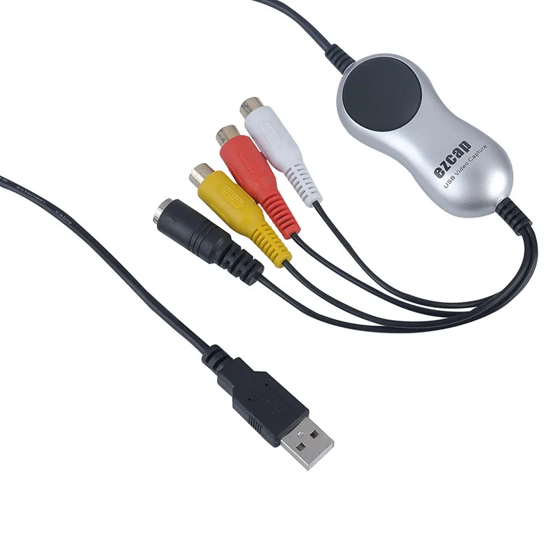 Hi8 a USB 2.0 acquisisce XBox 360 e PlayStation 3 in PAL 60 a colori lettori DVD registratori video Convertitore video e audio da analogico in digitale comprende so V8 da VHS EzCAP 116 compatibile con tutte le videocamere TV satellitare e affini