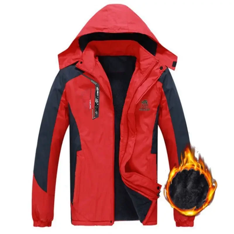 الشتاء سميكة صوف مبطن في الهواء الطلق سترة قطن الرجال تسليم العمل موحدة المرأة مبطن معطف الأزواج مكافحة البرد ملابس خارجية