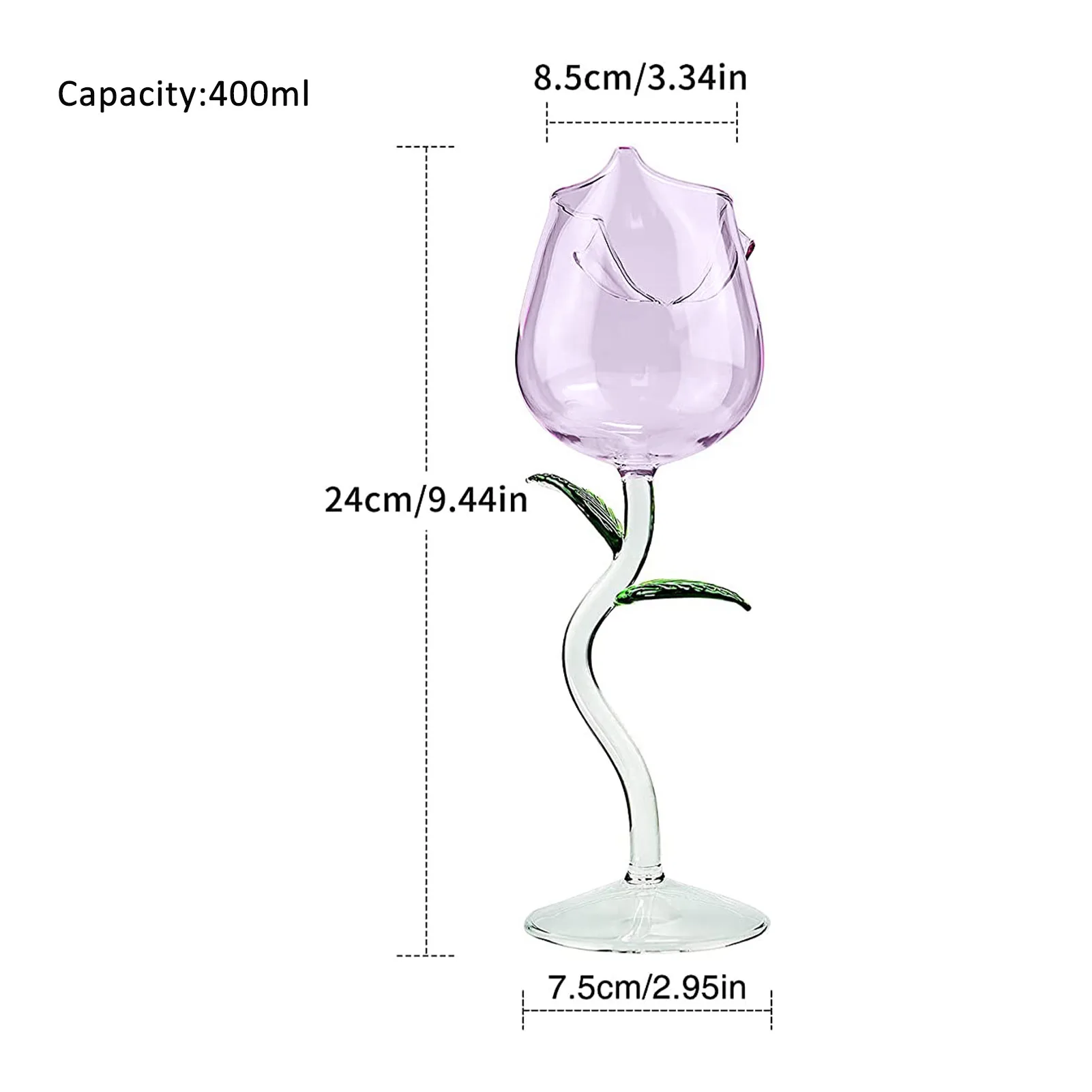 Уникальный Бокал для вина в форме розы с цветными розовыми листьями бокал для красного вина бокал для коктейлей бокал для питья свадьбы дня рождения вечеринки
