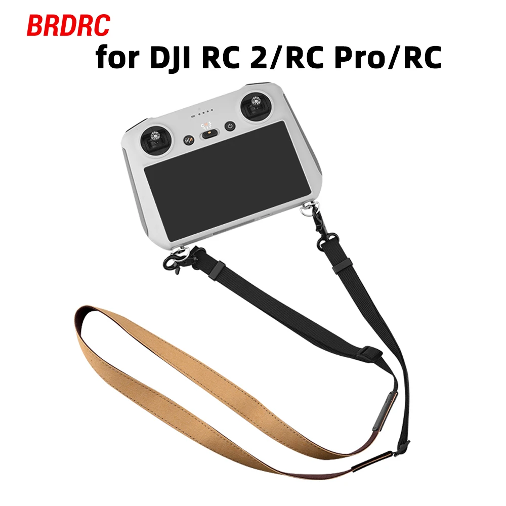 

BRDRC Lanyard for DJI Mini 4 Pro/Air 3/Mini 3 Pro RC/RC 2/RC Pro Screen Remote Control Neck Strap Drone Adjustable Accessory