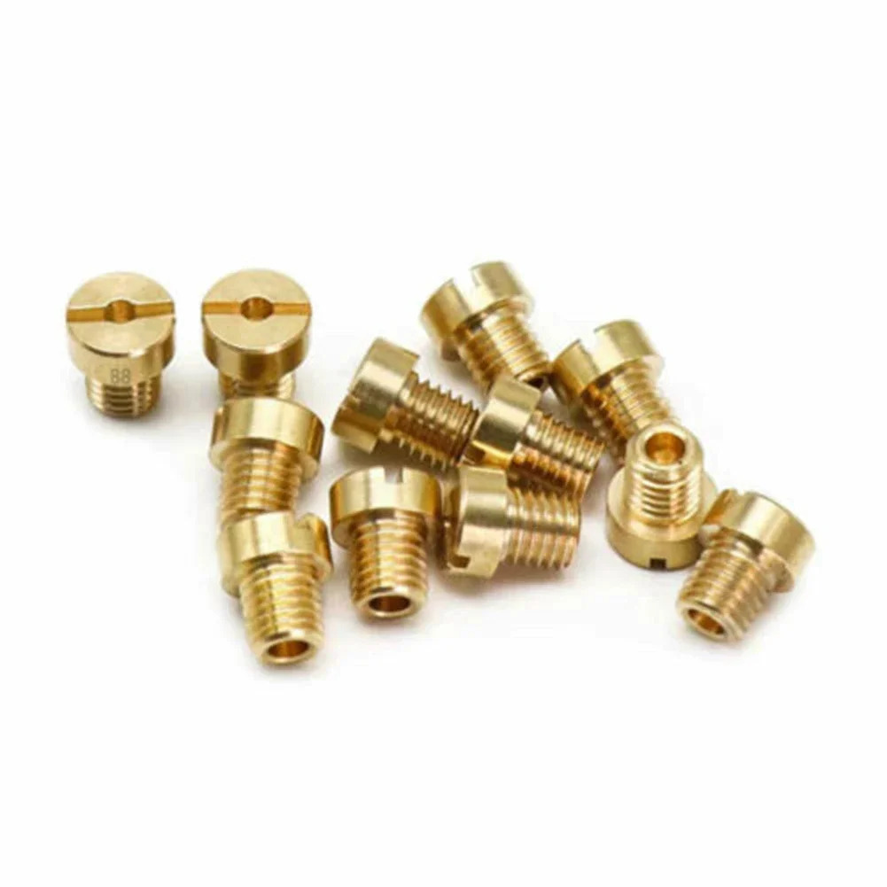 Motorcycle Carburetor 25pcs Carburetor Main Jet Set 55-115 M6 6mm Thread for Dellorto PHNL PHVA PHBH PHBN PHBG VHBT Carburetor Injector Nozzle