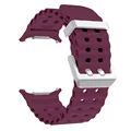 Wine red silver