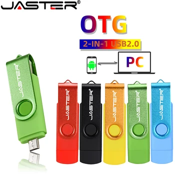 3 IN 1 Metal OTG 64GB Flash Drive USB 2.0 32GB Mini Pen Drive Logo personalizzato rosso 16GB Memory Stick regali portachiavi 8GB U Disk 4GB 1
