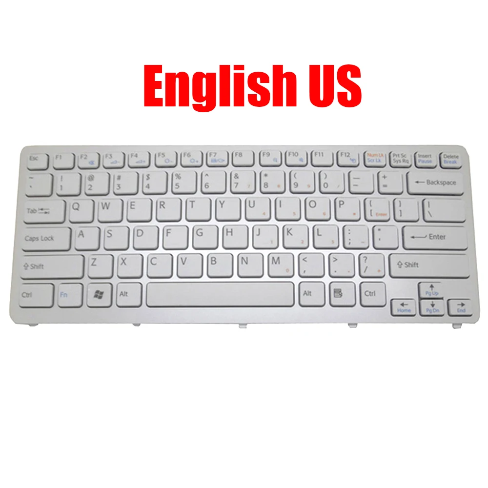 

English US Keyboard For SONY For VAIO VPC-CW VPCCW VPCCW1 VPCCW12EN VPCCW13EG VPCCW13FD 148754321 V081578C 550102B12-203-G New