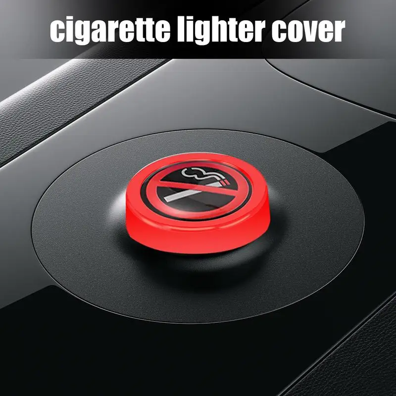 Car Lighter Plug Cover Dustproof Plug Fire Missiles Button Decorations Cap Shield Automotive Vehicles Cigarette Lighter Covers