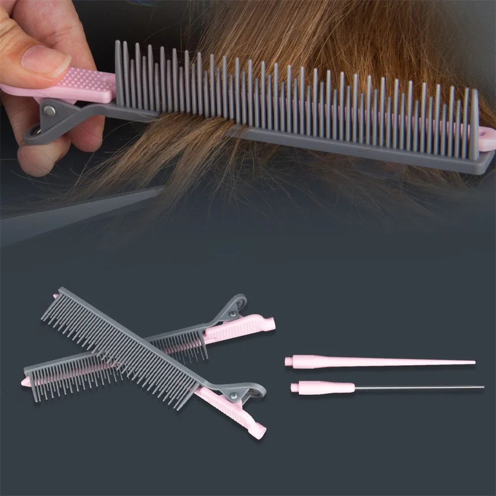 

Многофункциональная расческа для волос для парикмахерской Расческа для стрижки волос Расческа для хайлайтера Съемная стальная Расческа с иглами