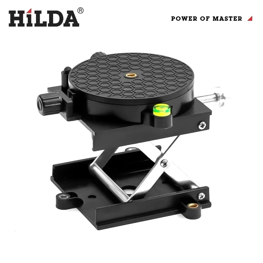 Laser Level Adjustable Lift Stand 360-Degree Rotation Router Lift Table Adjustable Height Lifting Platform