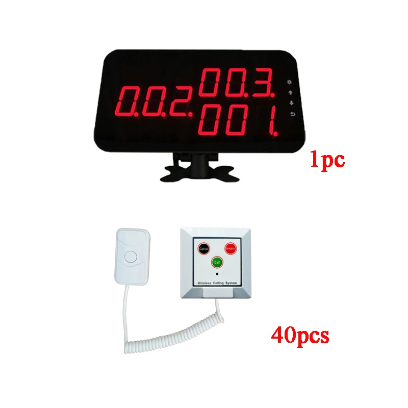 

Wireless Nurse Calling System With Ycall Brand K-4-C-red Display With Push Call Button