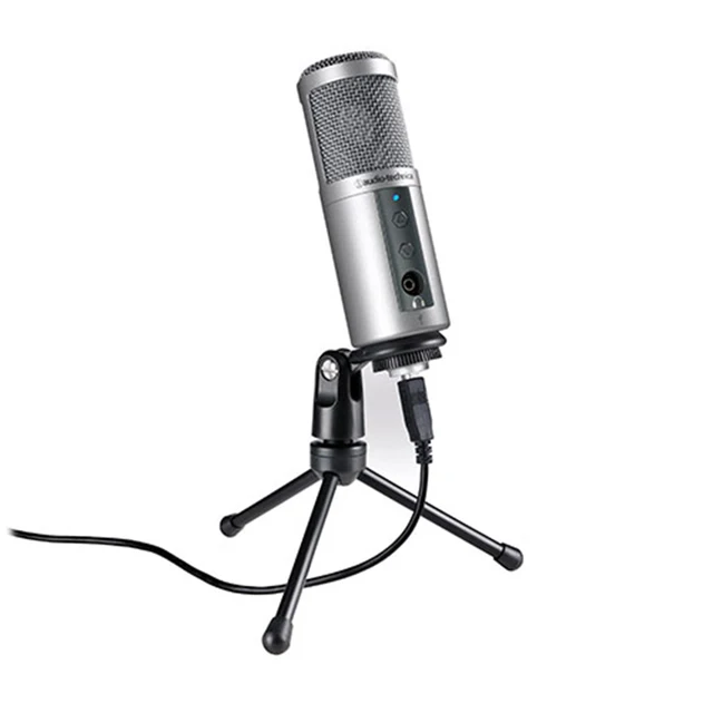 100% Original Audio Technica ATR2500 Wired Professional Condenser Microphone With USB Interface For Windows For Mac 2