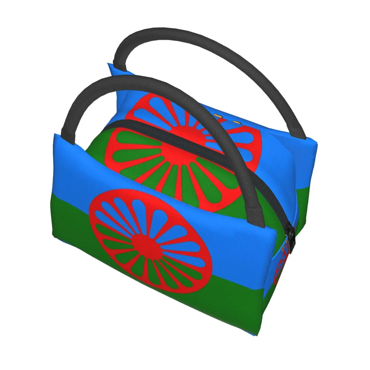 Gypsy Romani Peoples Flag Portable insulation bag for Cooler Thermal Food Office Pinic Container